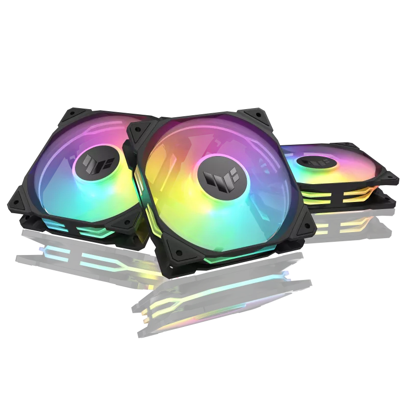 ASUS TUF Gaming TR120 ARGB Reverse Blade Fan, 120mm 3in1 Fan Black ASUS TUF Gaming TR120 ARGB Reverse Blade Fan, 120mm 3in1 Fan Black